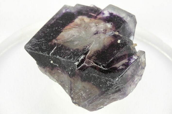 Cubic Fluorite Crystals with Purple Phantoms - Yaogangxian Mine #215785